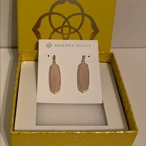 Kendra Scott Gold Rose Quartz Layla Earrings